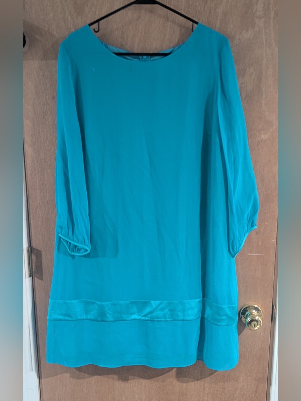 Marina Rinaldi Turquoise Shift Tunic Top